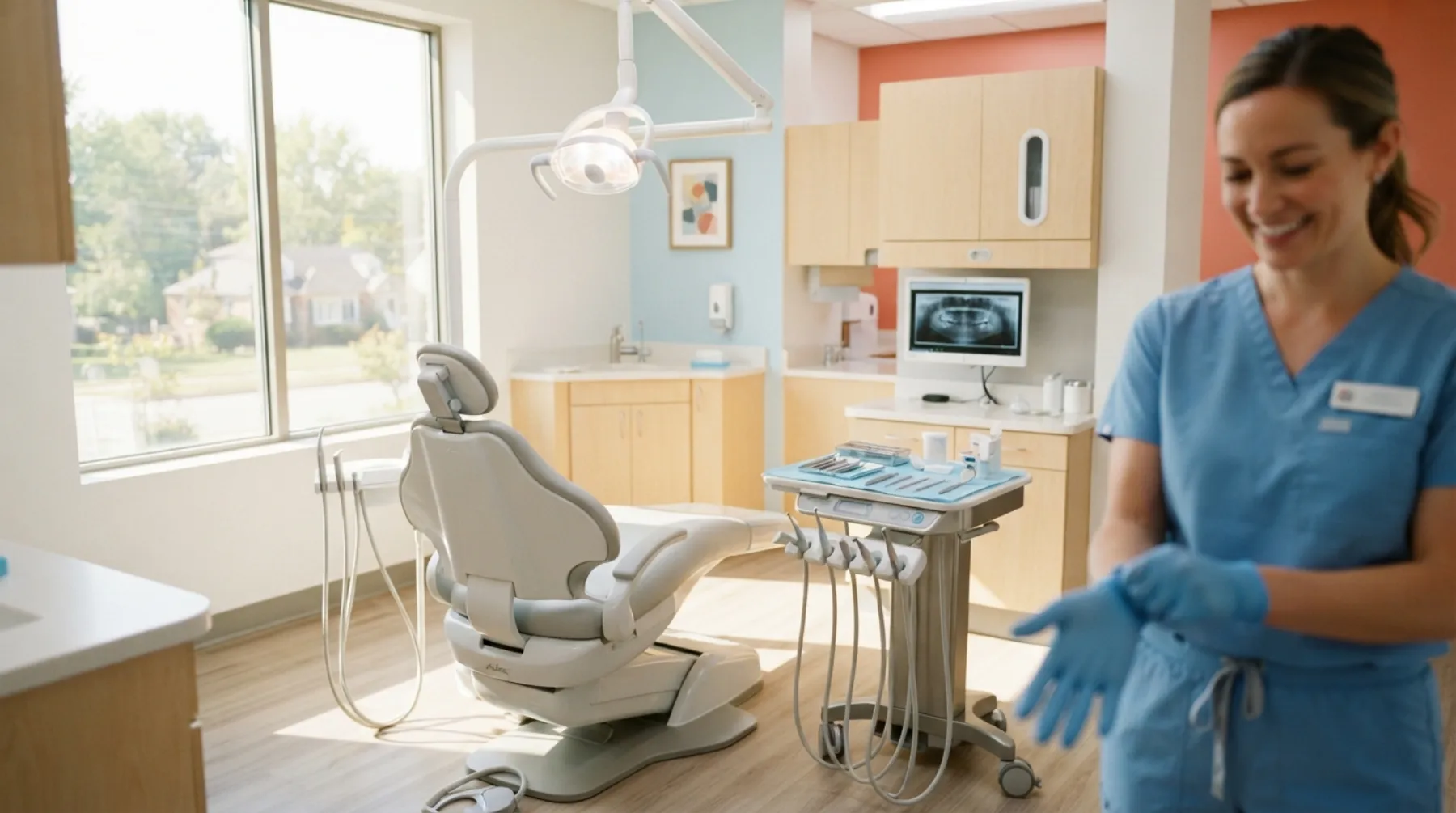 Toothache, broken tooth, broken denture. Come in today.